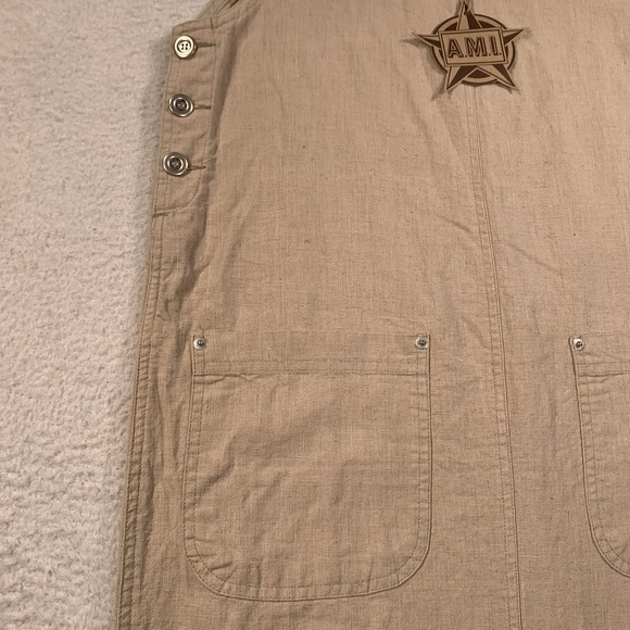 Vintage Jumper Dress Womens S Linen Blend Cottagecore Modest Prairie 90s Y2K NEW - Picture 5 of 11